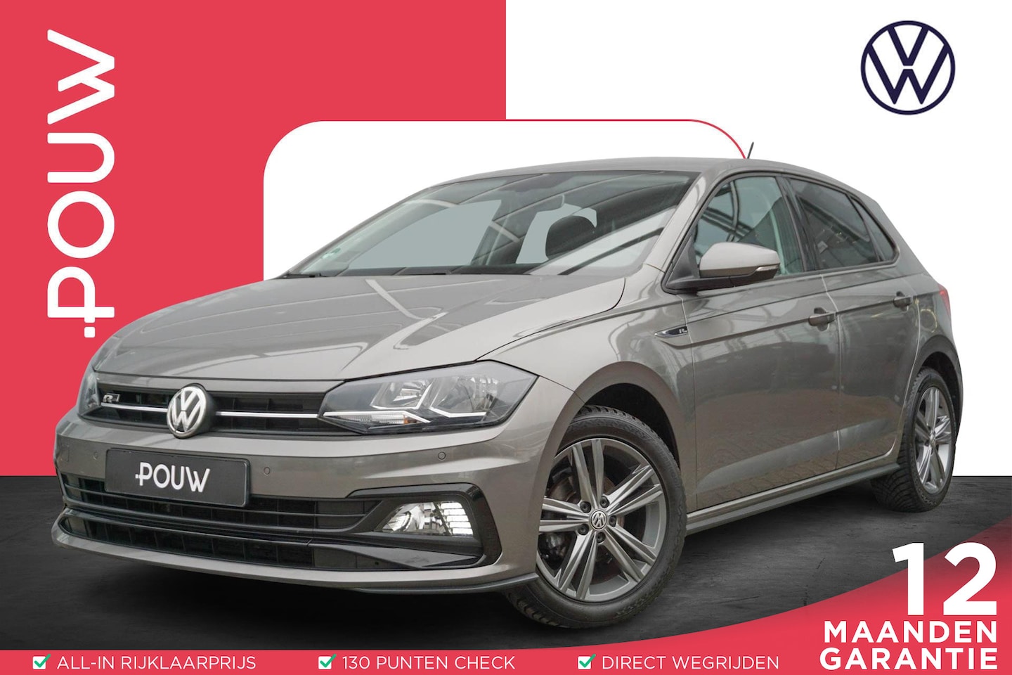 Volkswagen Polo - 1.0 TSI 95pk Highline Business R | Navigatie | Apple Carplay & Android Auto | Parkeersenso - AutoWereld.nl