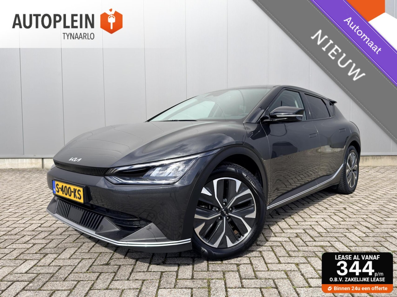 Kia EV6 - Air 58 kWh 1e eig|Dealer OH|100% SOH|Trekhaak|NL Auto| - AutoWereld.nl