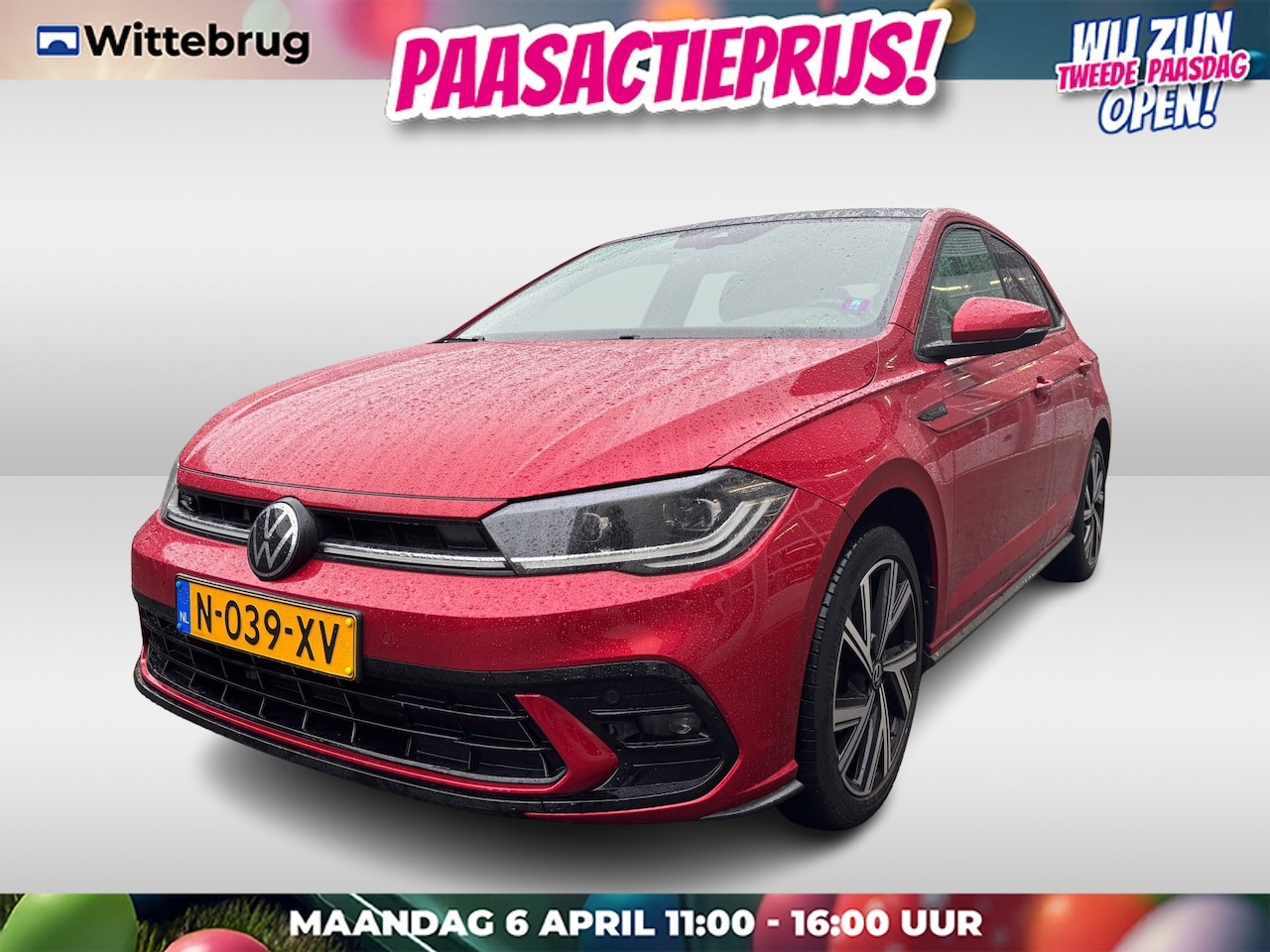 Volkswagen Polo - 1.0 TSI R-Line DSG Automaat Panoramadak / Camera  / parkeersensoren / R-Line / LED verlich - AutoWereld.nl