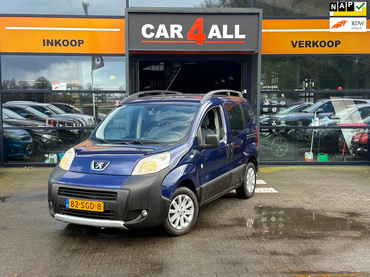 Peugeot Bipper Tepee - 1.4 Outdoor LPG3/APK 6-2-2027AIRCO/LMVELGEN/NETTE AUTO - AutoWereld.nl