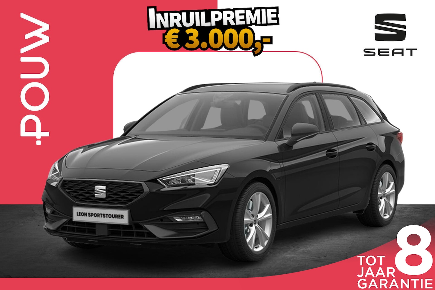 SEAT Leon Sportstourer - 1.5 TSI 204pk DSG e-Hybrid FR Business | Trekhaak Uitklapbaar | Velgen 17'' - AutoWereld.nl