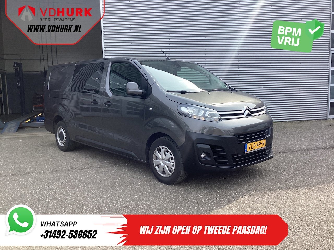 Citroën Jumpy - 2.0 125 pk L3 2x Schuifdeur/ 2.5t Trekverm./ Carplay/ Airco/ Navi/ Cruise/ PDC/ Trekhaak - AutoWereld.nl