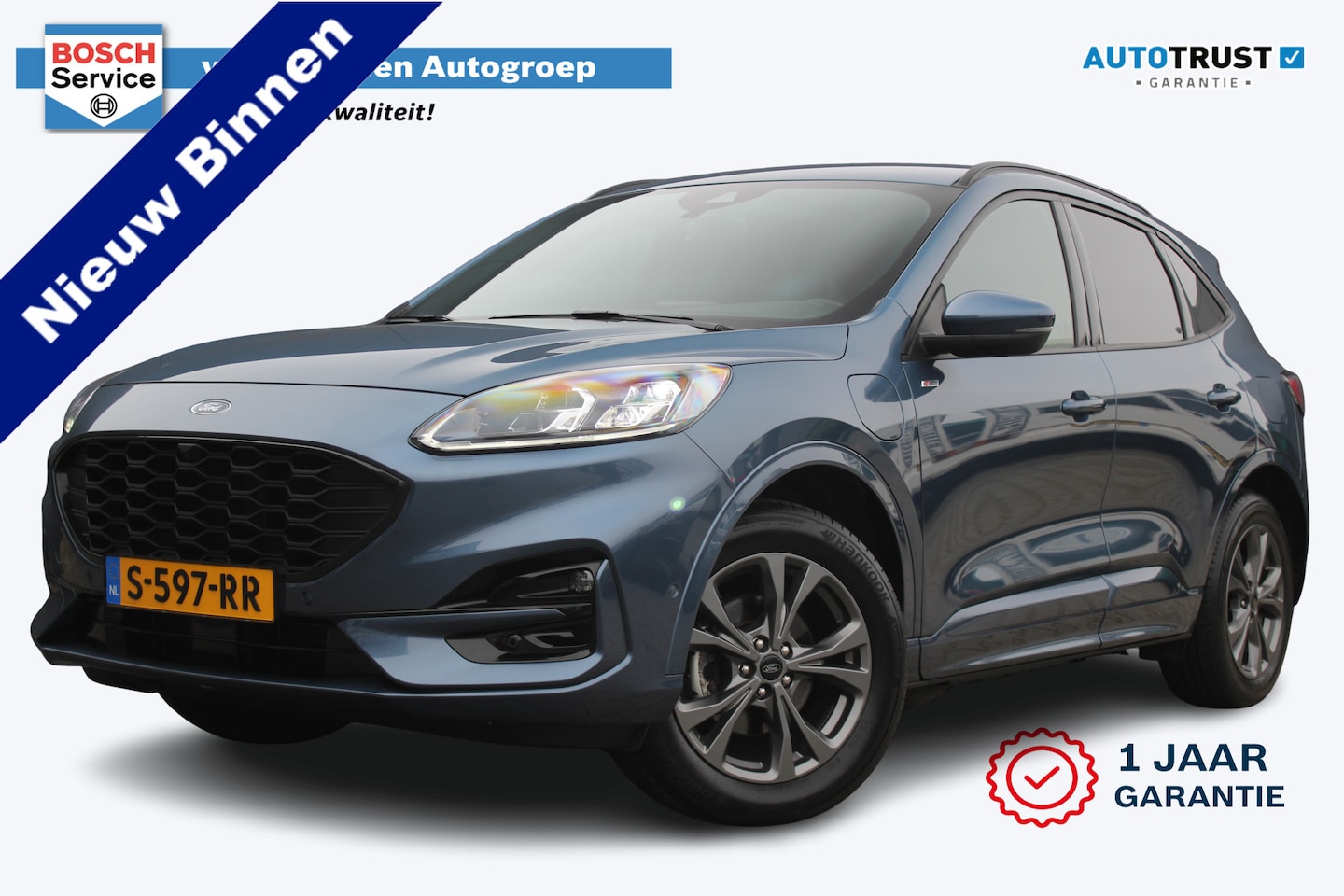 Ford Kuga - 2.5 PHEV ST-Line X | Incl. 12 maanden garantie | Trekhaak | B&O audio | Achteruitrijcamera - AutoWereld.nl