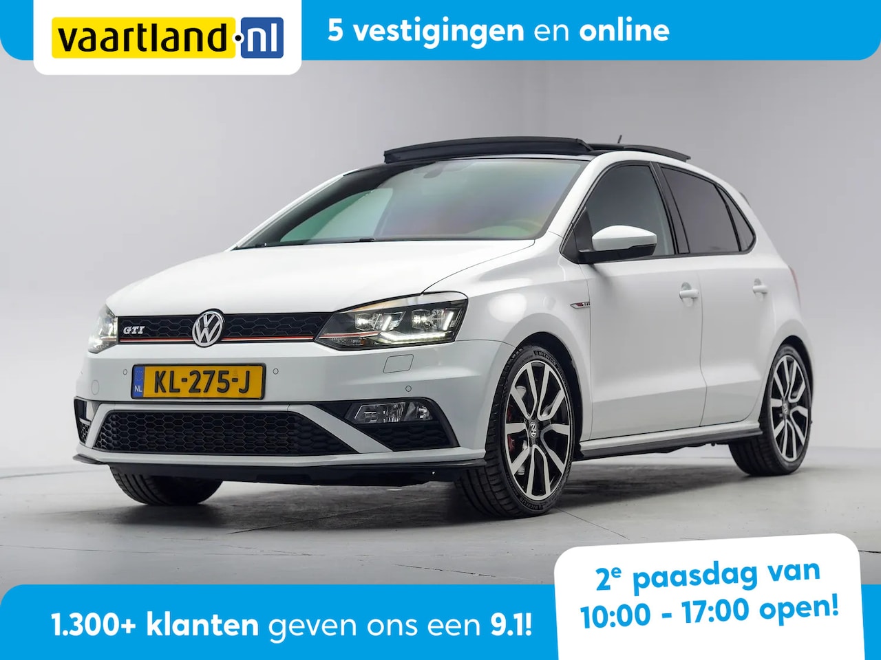 Volkswagen Polo - 1.8 TSI GTI Aut. ORIG NL [ Panorama LED Navi Climate ] - AutoWereld.nl