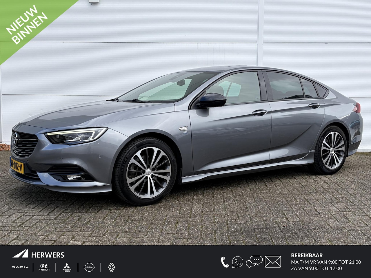 Opel Insignia Grand Sport - 1.6 Turbo Exclusive Duurste uitvoering / Leder-pakket / Trekhaak 1450kg / OPC Sport-line i - AutoWereld.nl