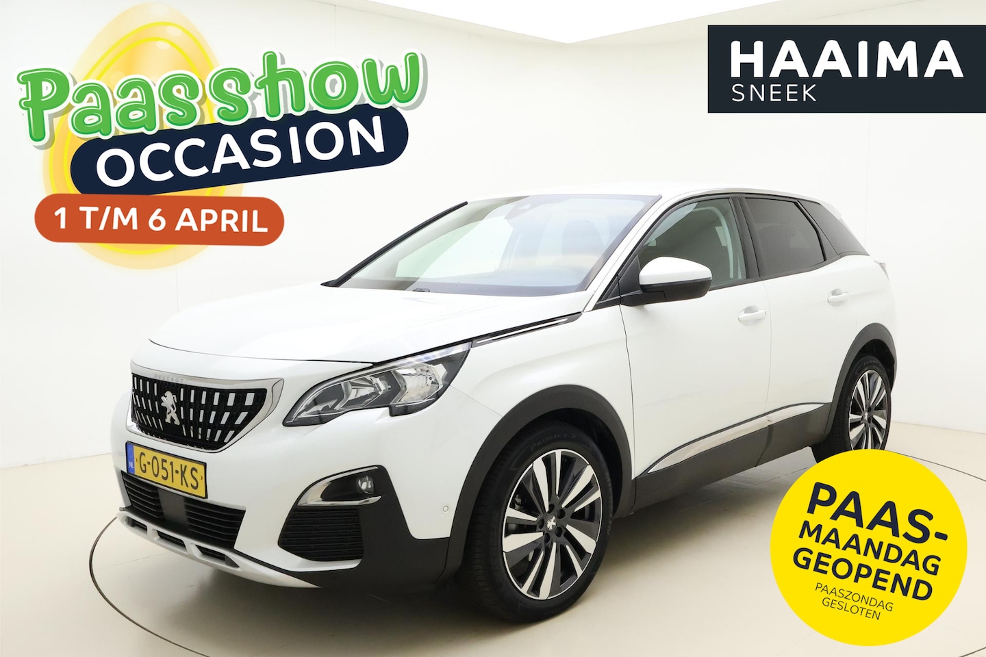 Peugeot 3008 - 1.2 PureTech Blue Lease Premium 130 PK | Handgeschakeld | Handsfree Achterklep | Draadloze - AutoWereld.nl