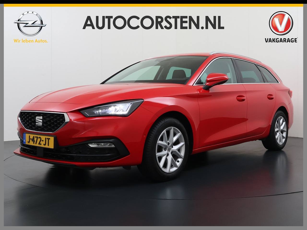 SEAT Leon Sportstourer - 1.5T 131pk NWE Model Trekhaak Camera Adaptive-Cruise Navi Ecc Virtual Cockpit Apple Carpla - AutoWereld.nl