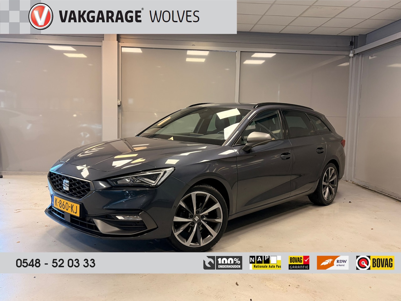SEAT Leon Sportstourer - 1.5 TSI FR Launch Edition | CAR PLAY | LED | ELEKT. ACHTERKLEP | - AutoWereld.nl