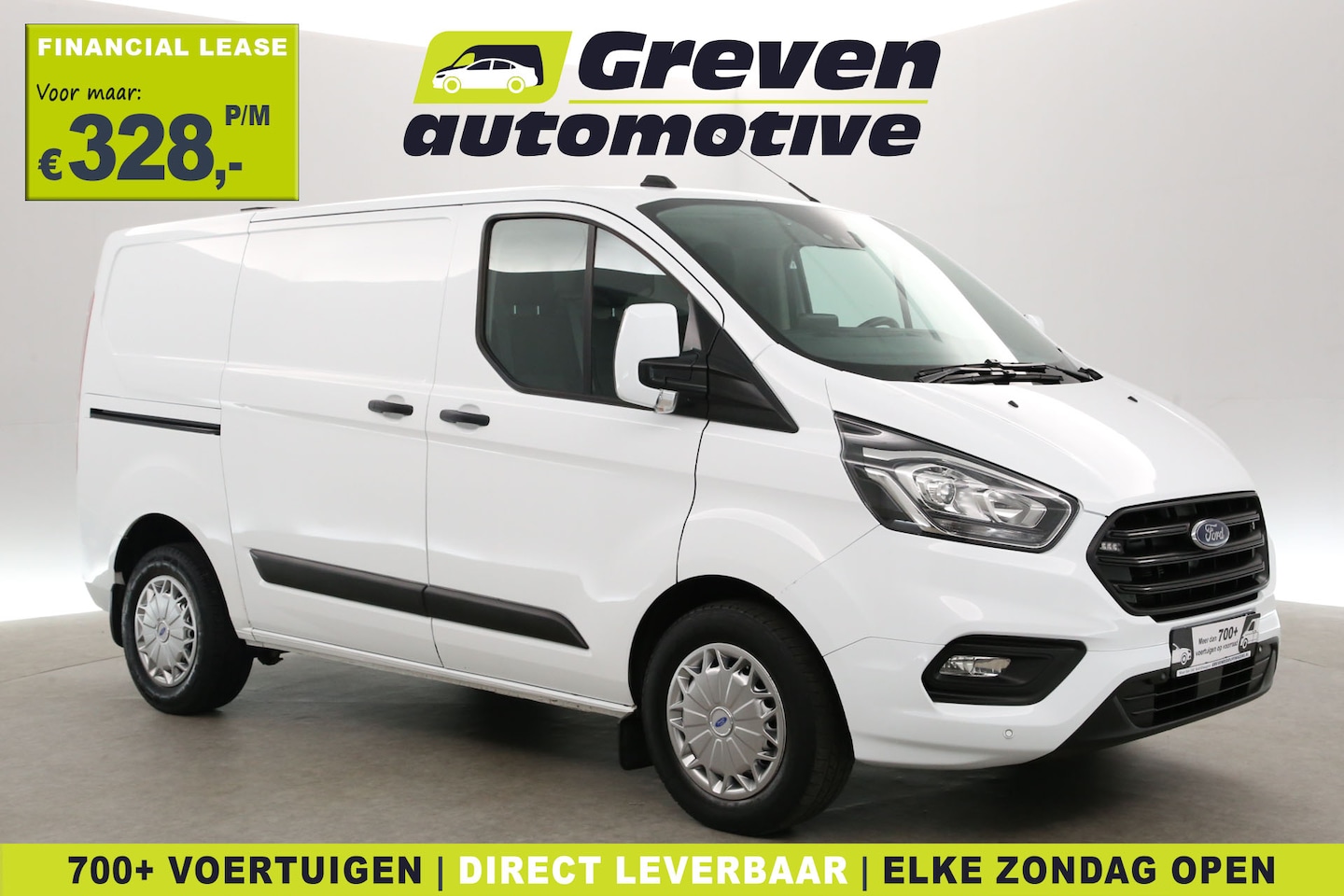 Ford Transit Custom - 1.0 PHEV FWD L1H1 | Airco | Cruise | Camera | Carplay | 3 Zits | 2xSchuifdeur | Parkeersen - AutoWereld.nl