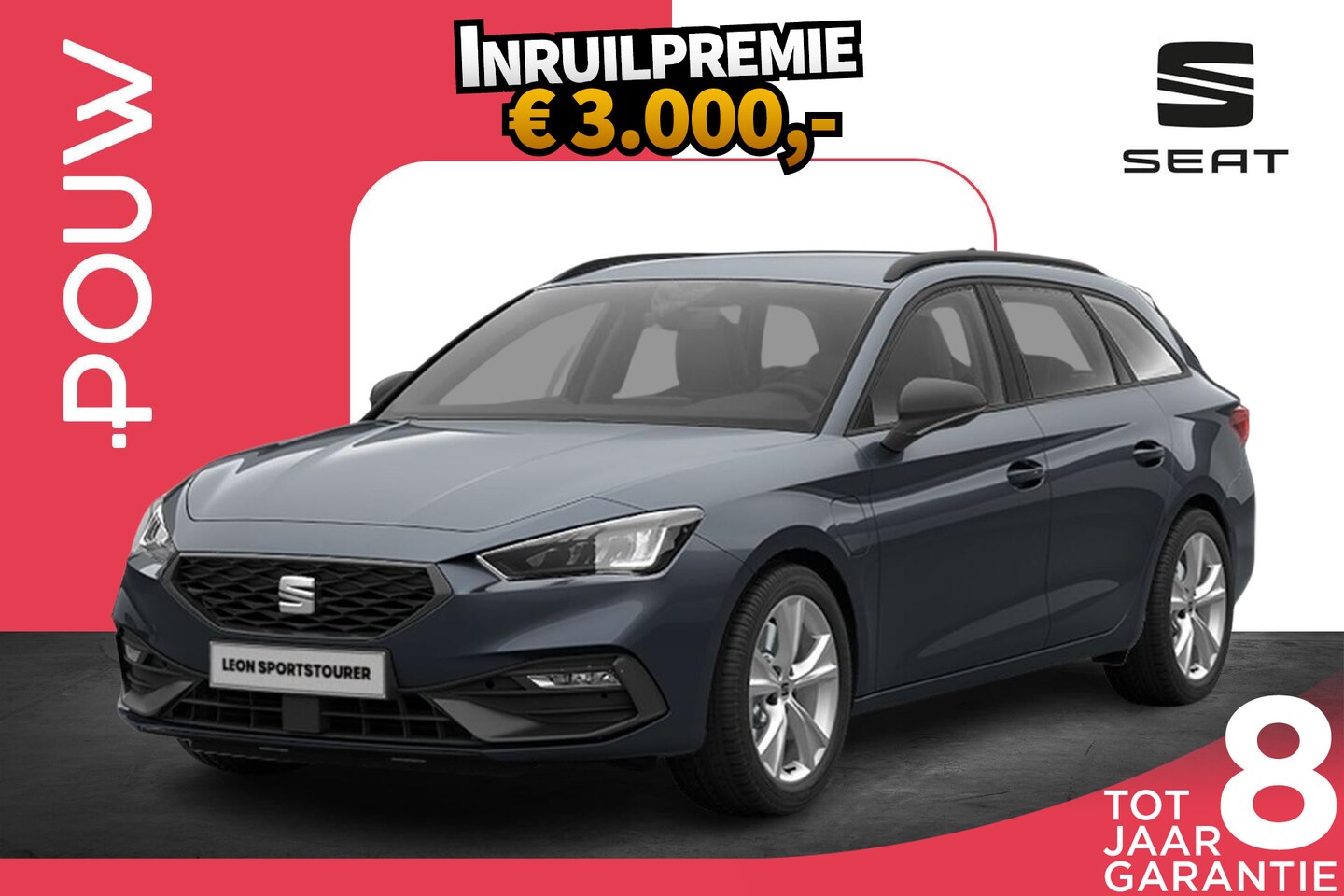 SEAT Leon Sportstourer - 1.5 TSI 204pk DSG e-Hybrid FR Business | Velgen 17'' | Trekhaak Uitklapbaar - AutoWereld.nl