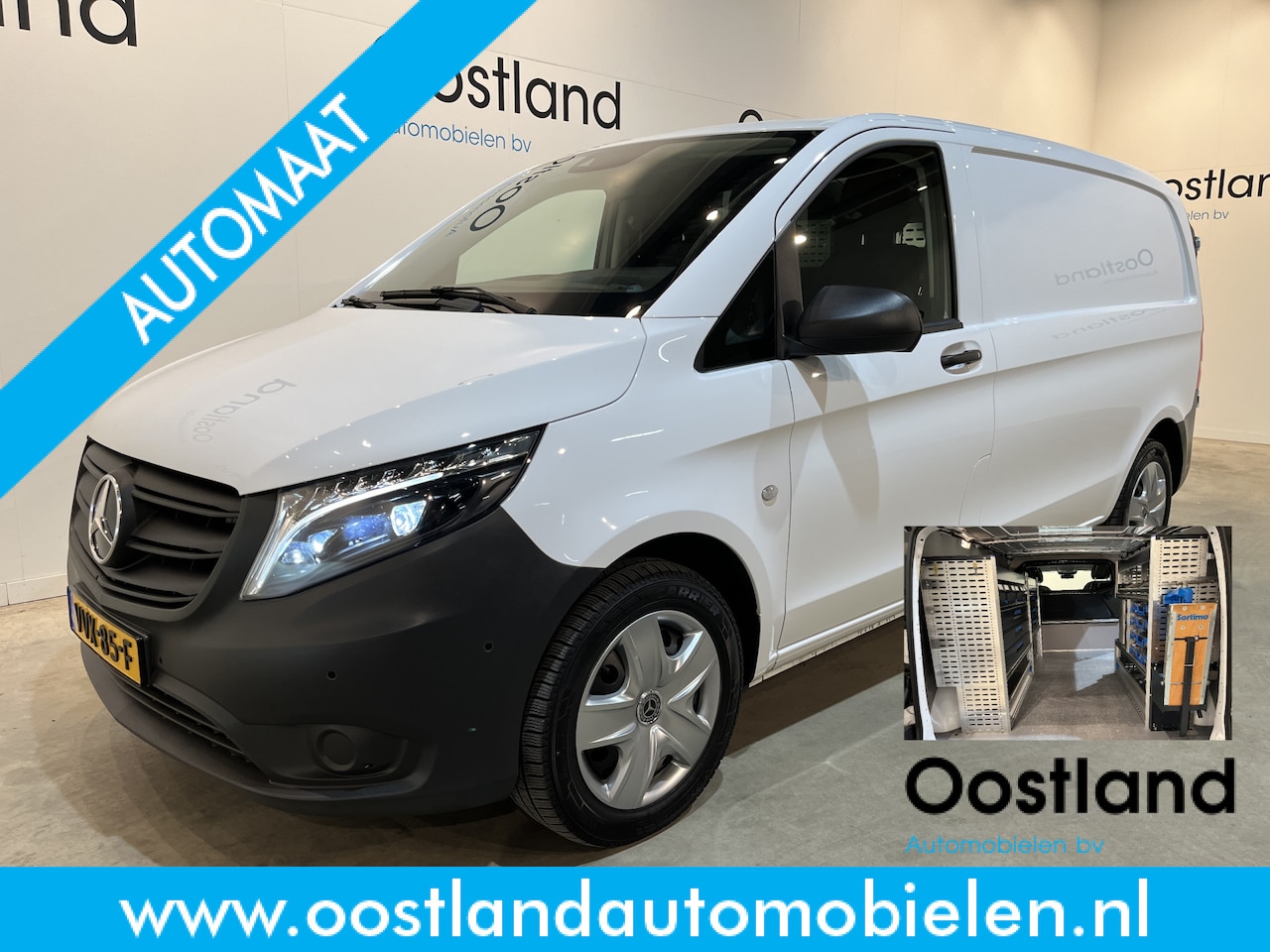 Mercedes-Benz Vito - 116 CDI Automaat RDW Servicebus / Sortimo Inrichting / Euro 6 / 220V. / Airco / CarPlay / - AutoWereld.nl