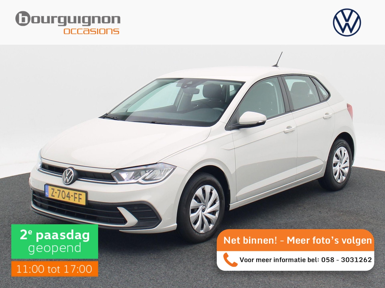 Volkswagen Polo - 1.0 TSi Polo | Cruise control | Airco | Carplay | DAB | LED | 54.987 Km !! - AutoWereld.nl