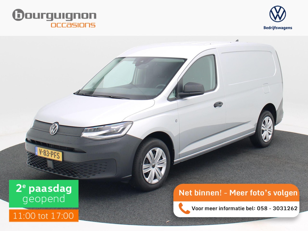 Volkswagen Caddy Cargo Maxi - 2.0 TDi 102 Pk Comfort | Cruise Control | Parkeersensoren | Climatronic | Carplay | 336 Km - AutoWereld.nl