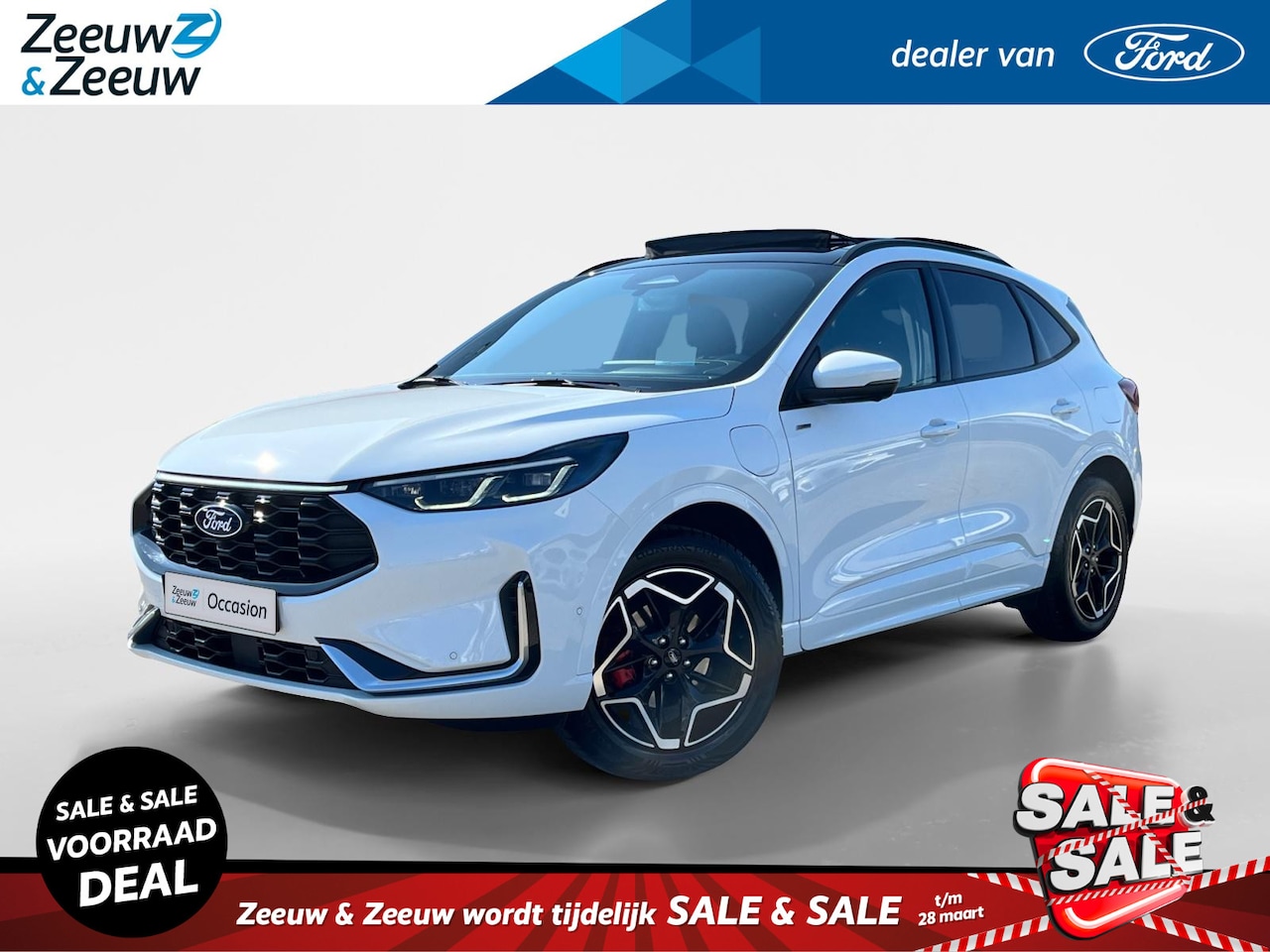 Ford Kuga - 2.5 PHEV ST-Line X | INCL. BEURT | Driver Ass. Pack | Elek. Trekhaak | Elek. Panoramadak | - AutoWereld.nl