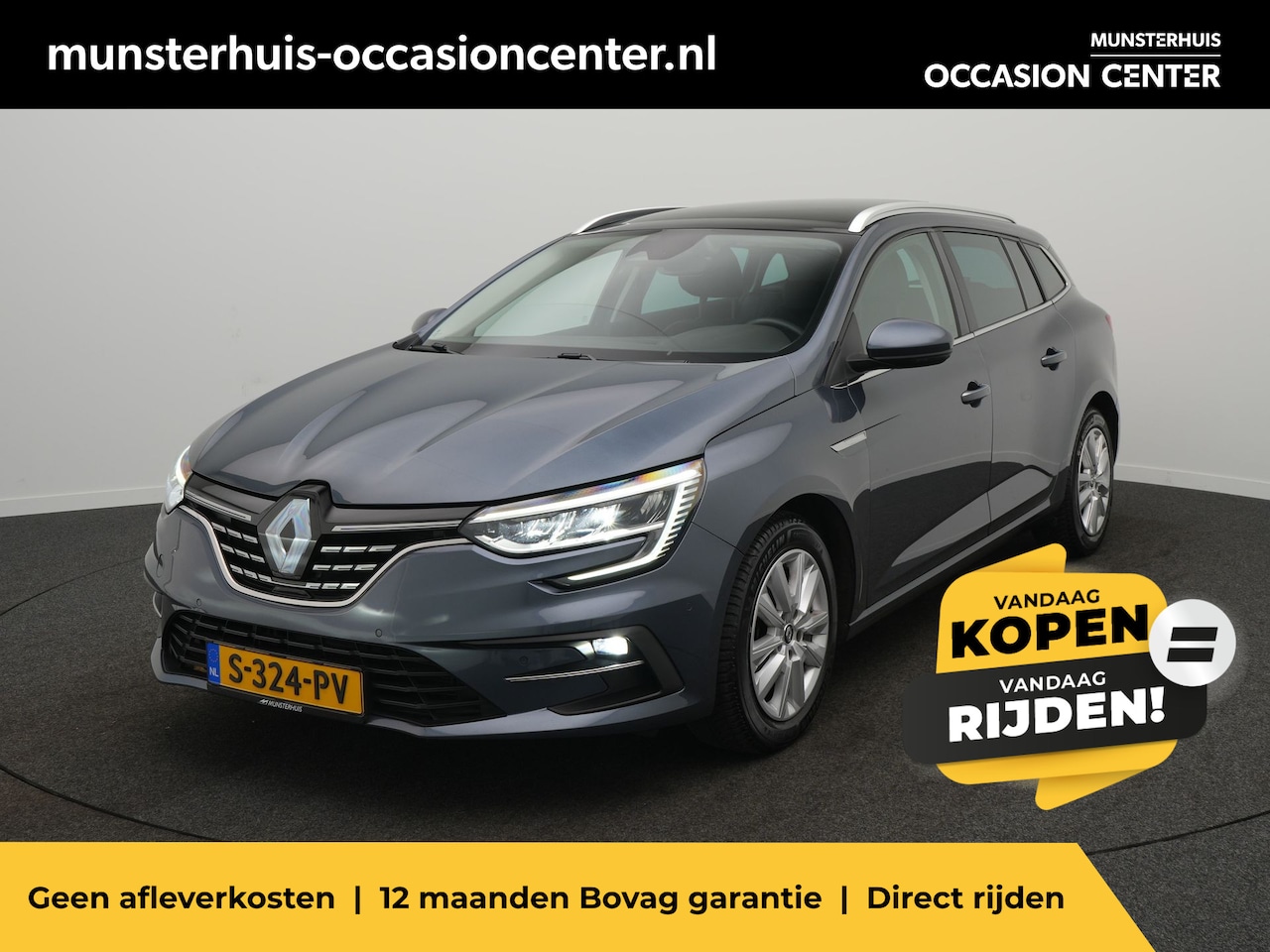 Renault Mégane Estate - TCe 140 EDC Techno - RIJKLAARPRIJS - Automaat - All Seasonbanden - Achteruitrijcamera - El - AutoWereld.nl
