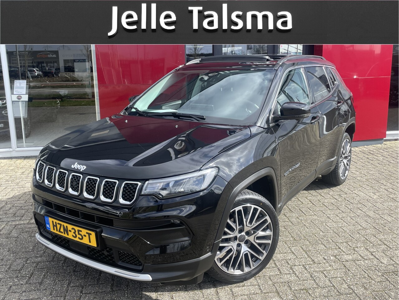 Jeep Compass - 1.5T e-Hybrid Limited | Panorama-dak | 360 Camera | Stoel/stuurwielverwarming - AutoWereld.nl