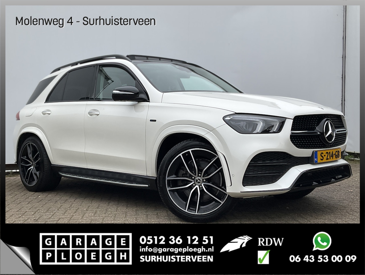 Mercedes-Benz GLE-Klasse - 350 e 4MATIC PHEV Premium Plus 360° Koel+Verw. Pano Cplay HUD Trekhaak Plug-in - AutoWereld.nl