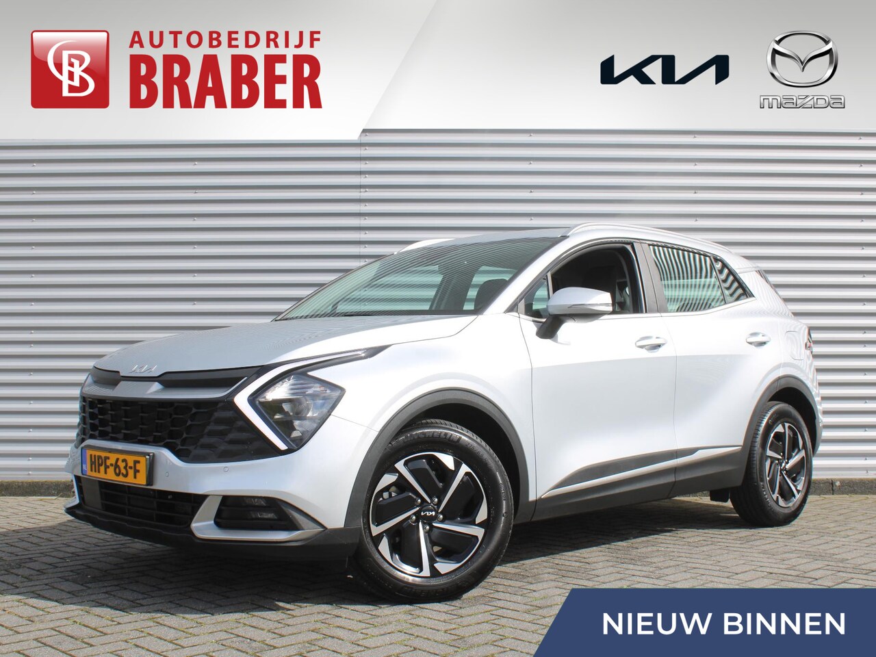 Kia Sportage - 1.6 T-GDi Hybrid DynamicLine | Camera | Cruise adapt. | Navi | 17" LM | Clima v+a | LED | - AutoWereld.nl