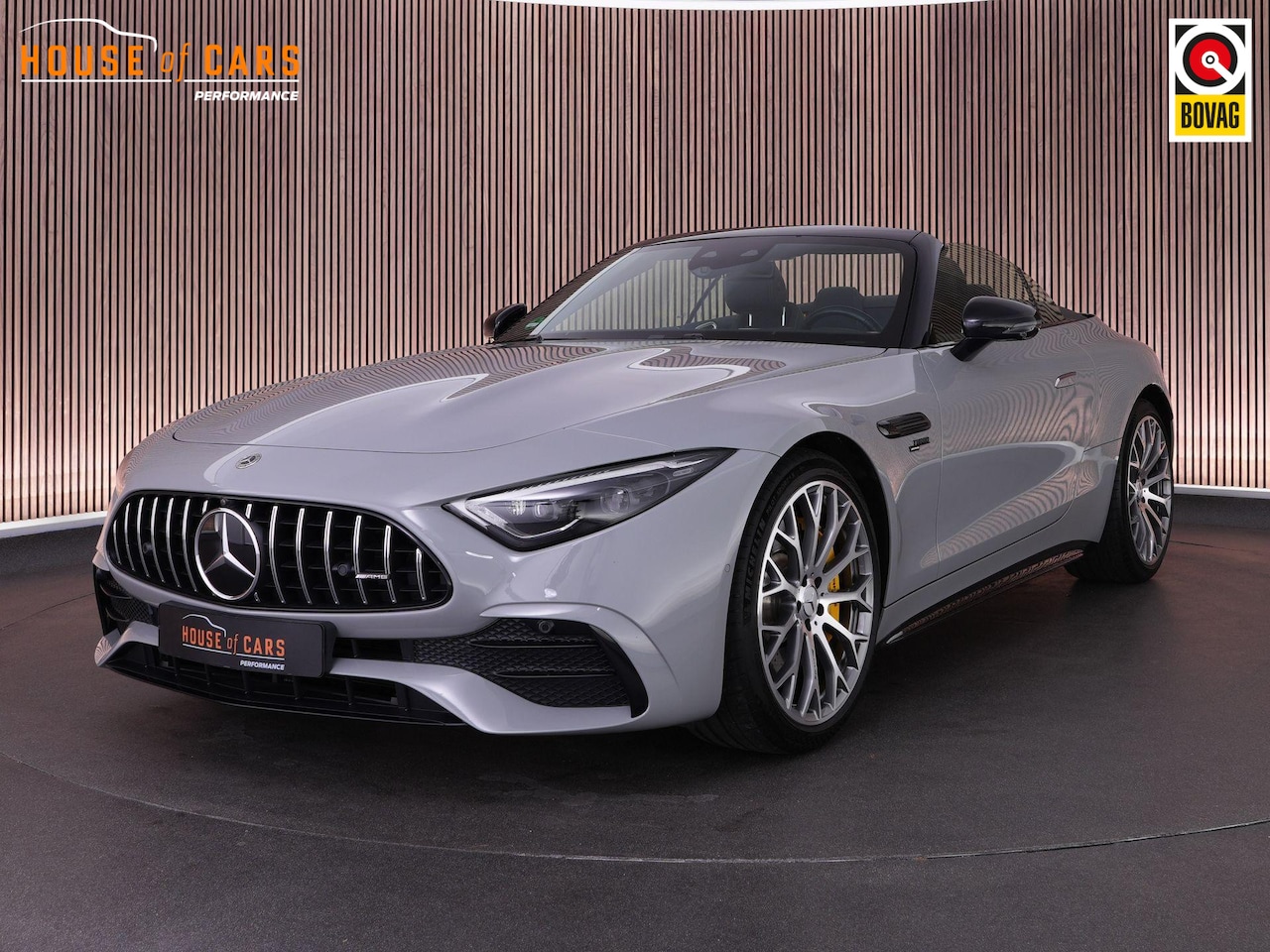 Mercedes-Benz SL-klasse Roadster - 43AMG 380pk |Airscarf|Burmester|digital LED|memory|Apple Carplay|blind spot|360 camera|21" - AutoWereld.nl