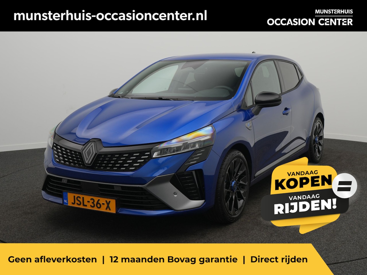Renault Clio - 1.6 E-Tech Full Hybrid 145 Esprit Alpine - RIJKLAARPRIJS - Achteruitrijcamera - Adaptive C - AutoWereld.nl