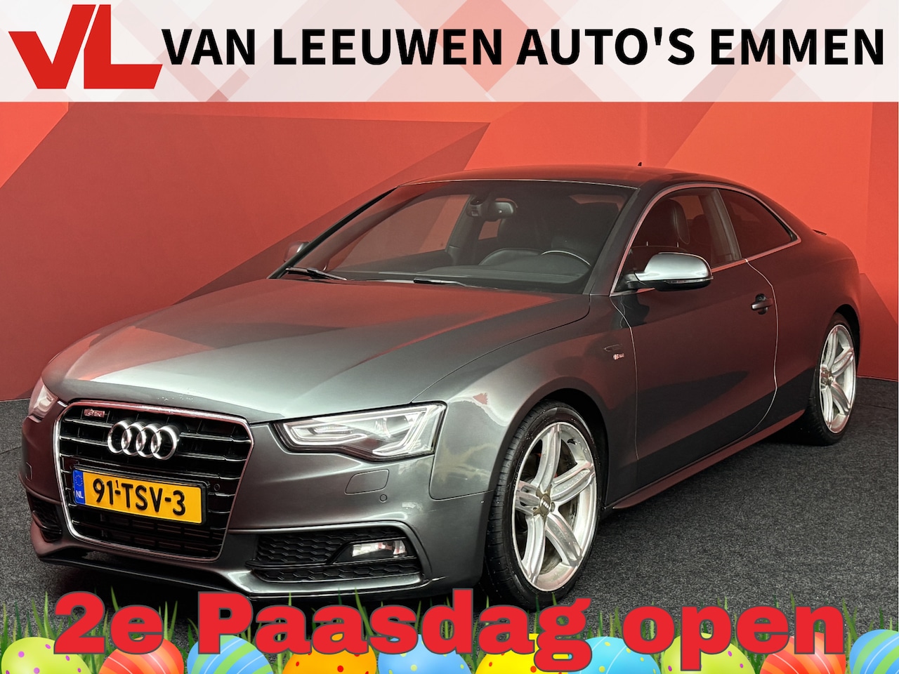 Audi A5 Coupé - 1.8 TFSI | 3x S Line | Leder | Clima | PDC | Automaat | Camera | Radio | Airco | Navigatie - AutoWereld.nl