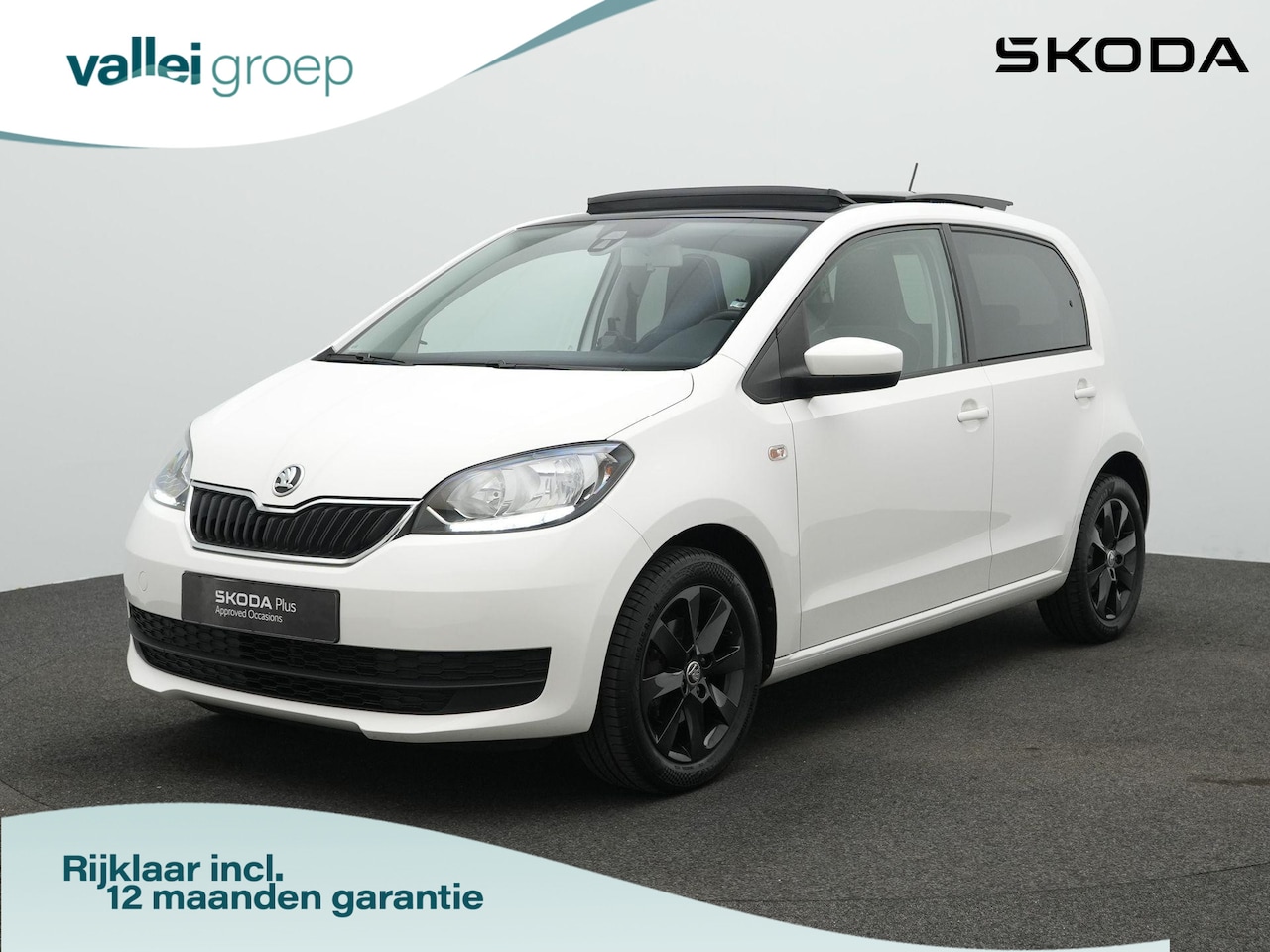 Skoda Citigo - 1.0 65 pk Automaat Greentech Ambition | Panoramadak | Navigatie | Parkeersensoren achter - AutoWereld.nl