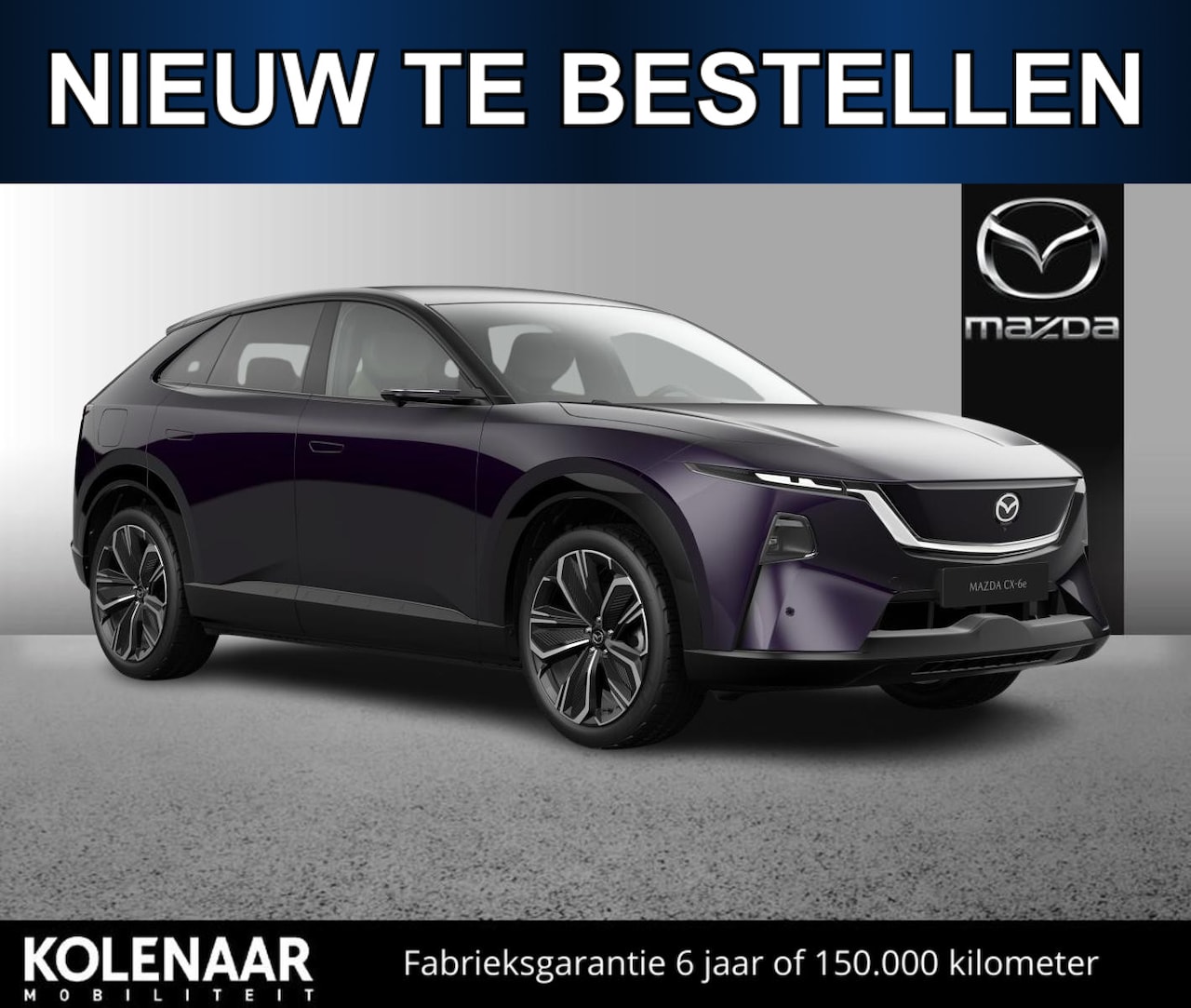 Mazda CX-6e - Takumi Plus 78 kWh /Two-tone Amethyst & White Interior/Tot 468km range/Tot 195kW snelladen - AutoWereld.nl