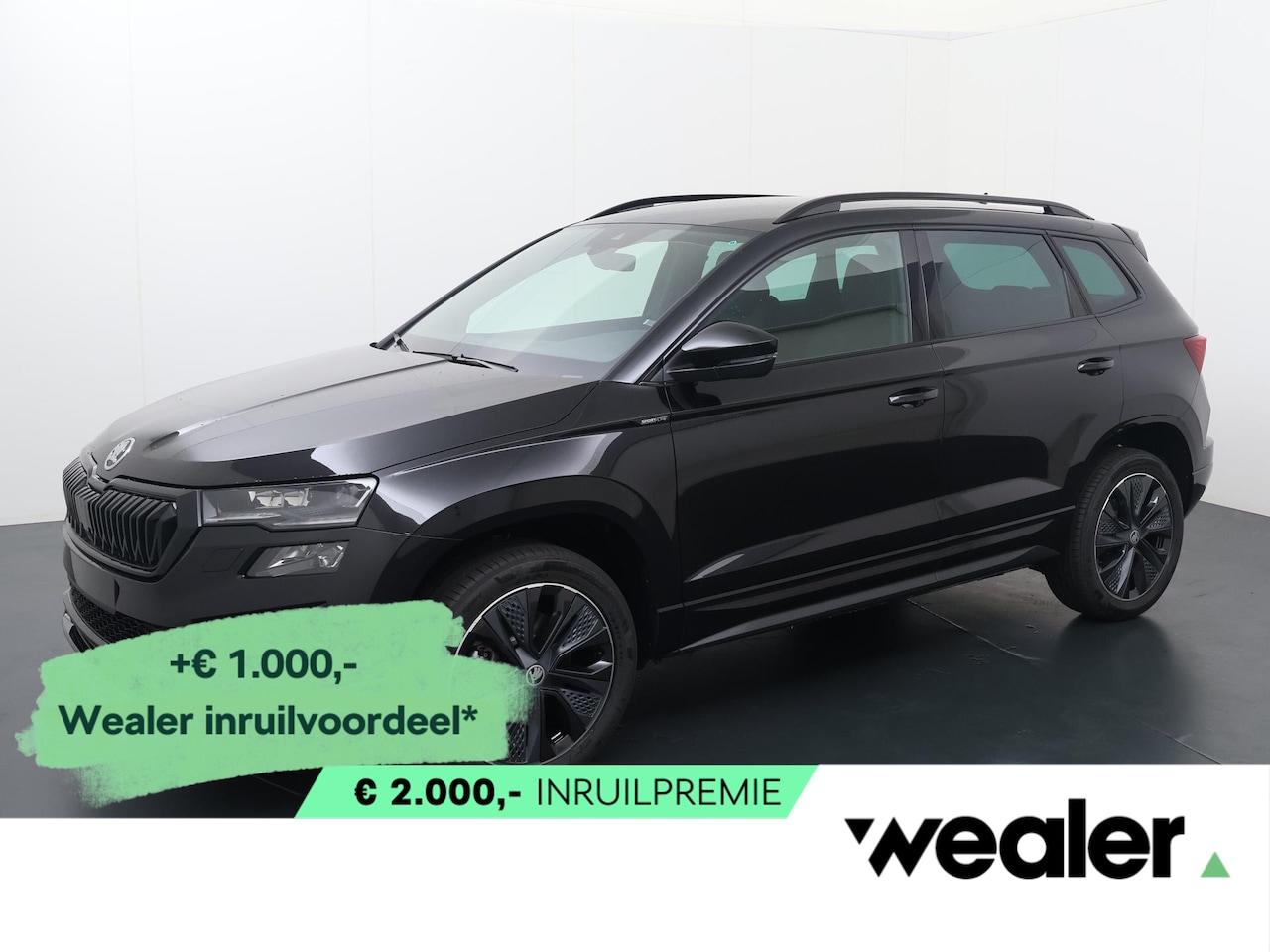 Skoda Karoq - Sportline Business 1.5 TSI 150 PK DSG | Automaat | Trekhaak | Sportline lounge interieur | - AutoWereld.nl