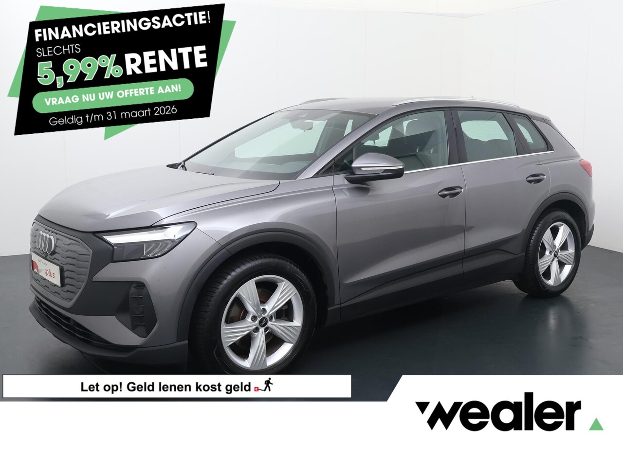Audi Q4 e-tron - 35 Launch edition 55 kWh | 170 PK | SoH 90% |  Navigatiesysteem | Lederen bekleiding | 19" - AutoWereld.nl