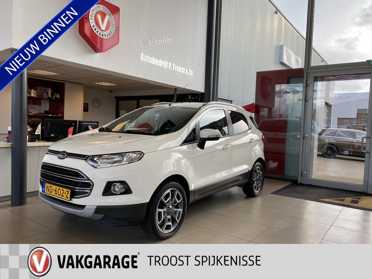 Ford EcoSport - 1.0 EcoBoost Titanium 1.0 EcoBoost Titanium,Dealeronderhouden,Navigatie,Parkeerassistent,Climate&Cruisecontrol,S - AutoWereld.nl