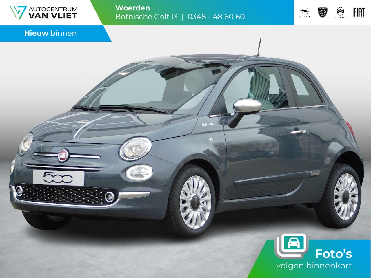 Fiat 500 - 1.0 Hybrid Dolcevita | All-season | Panoramadak | Climate | Carplay - AutoWereld.nl