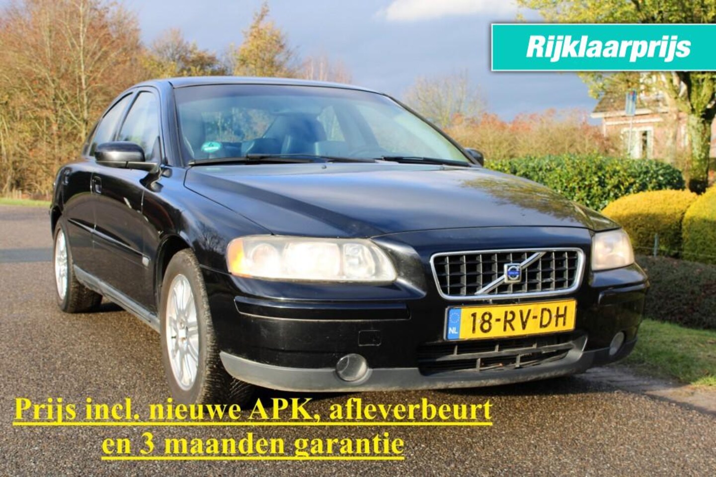 Volvo S60 - 2.4 140pk Kinetic Chrono ECC/cruise/navi/PDC/half leer/trekhaak - AutoWereld.nl