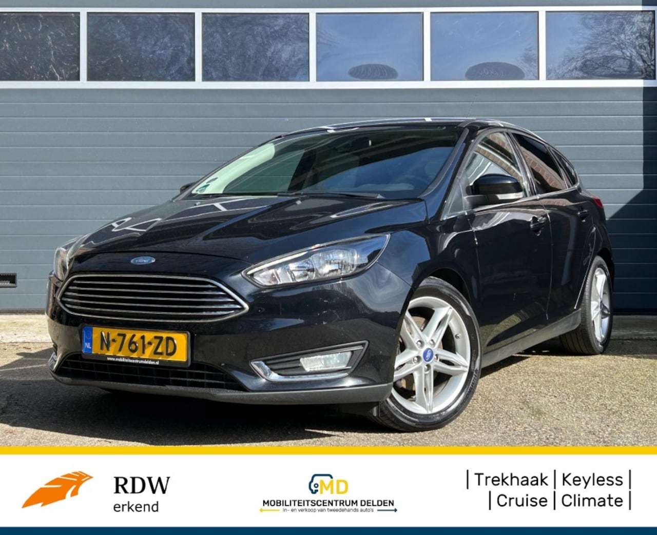Ford Focus - 1.6 EcoBoost TITANIUM EDITION / Trekhaak / Keyless / Bluetooth / - AutoWereld.nl
