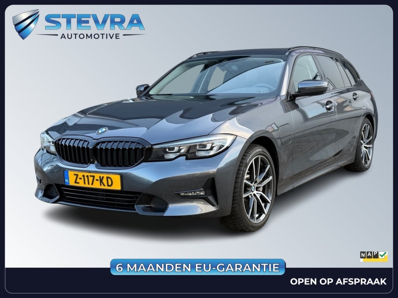 BMW 3-serie - 330e *JAAR GARANTIE* LED NAVI BT PDC STOELVERWARMING 18 INCH *APK 10-2027* - AutoWereld.nl