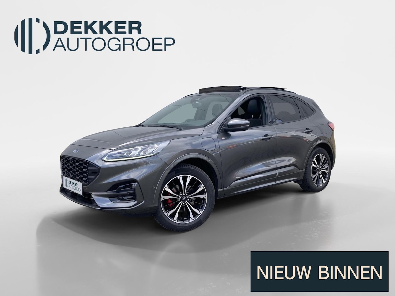 Ford Kuga - 2.5 PHEV 225 ST-Line X Panoramadak- Driver Asstance Pack - 19inch LM velgen - Draadloos op - AutoWereld.nl