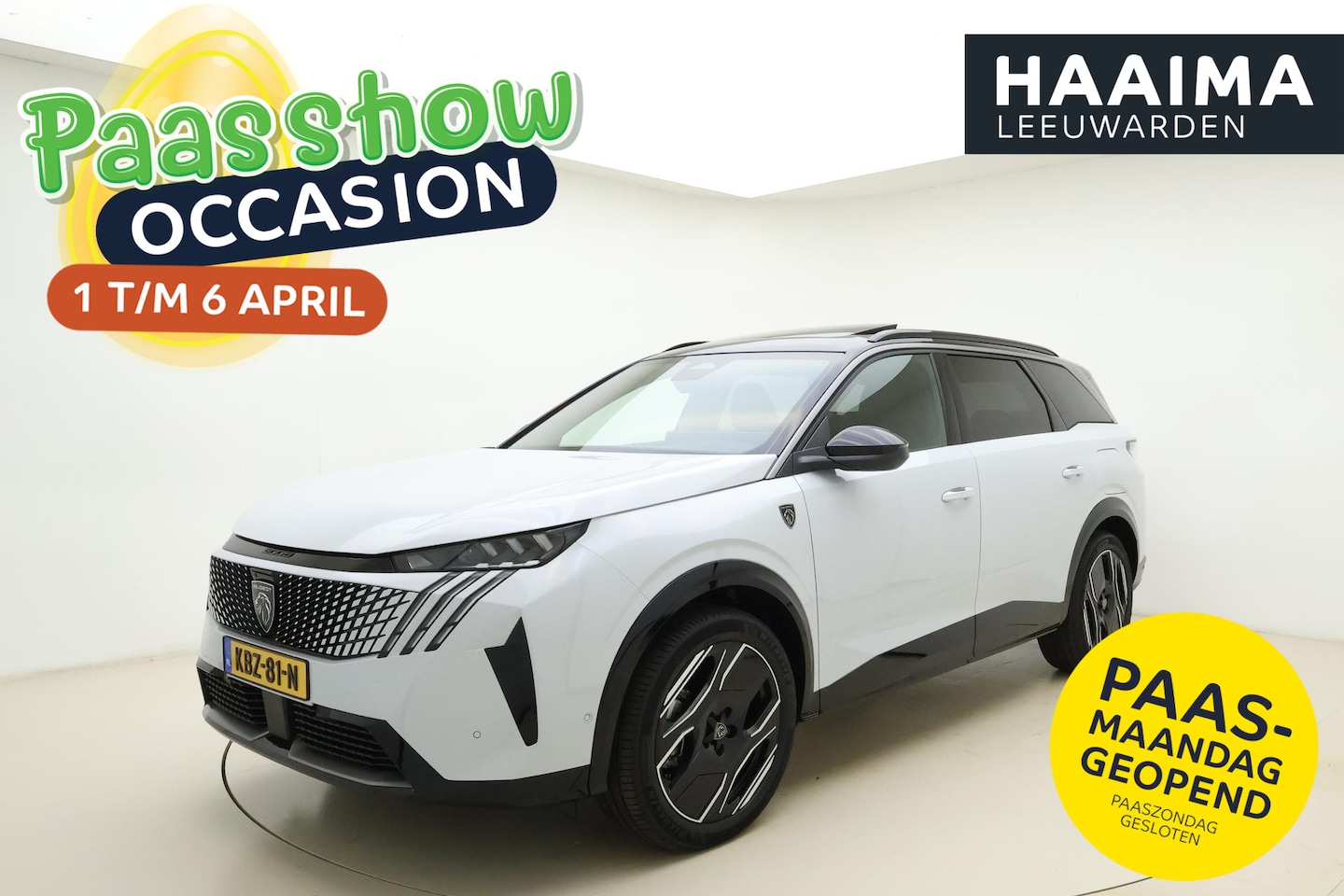 Peugeot e-5008 - GT Exclusive Dual Motor 73 kWh AGR l Nappa Leder l Elektrisch Verstelbaar + Verwarmd/Massa - AutoWereld.nl