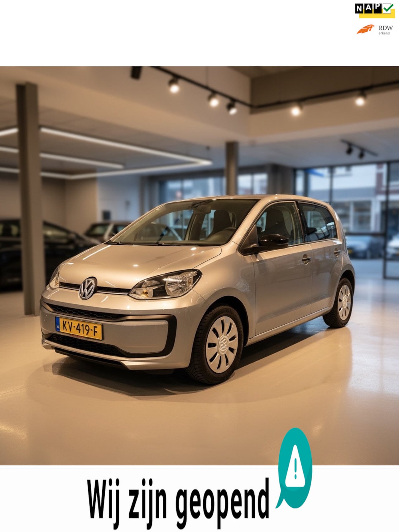 Volkswagen Up! - 1.0 BMT take up!-airco-elek ramen - AutoWereld.nl