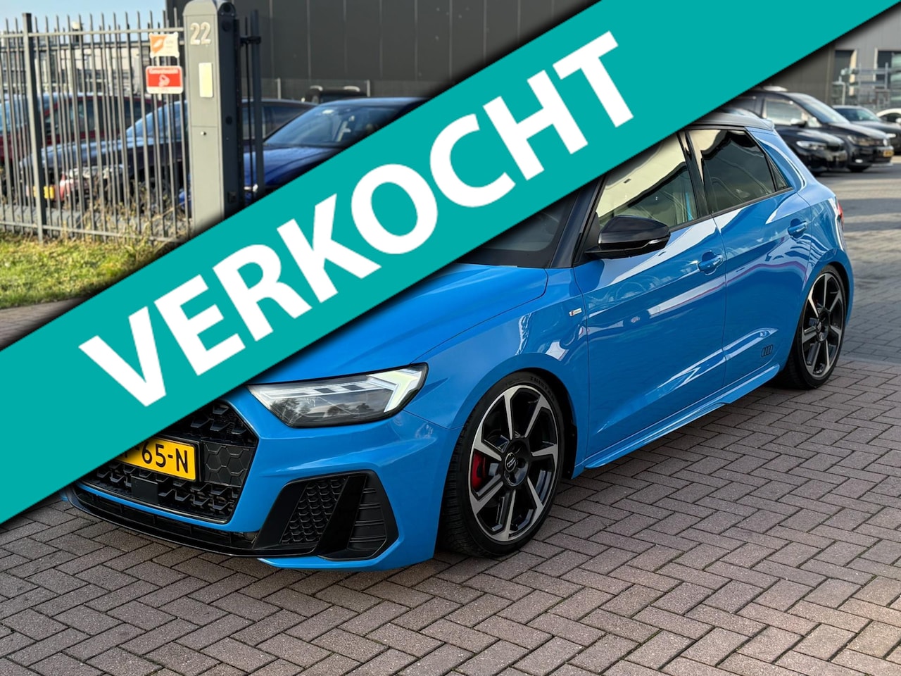 Audi A1 Sportback - 40 TFSI S Line 2019 Blauw S-tronic 200PK Blauw uniek! - AutoWereld.nl