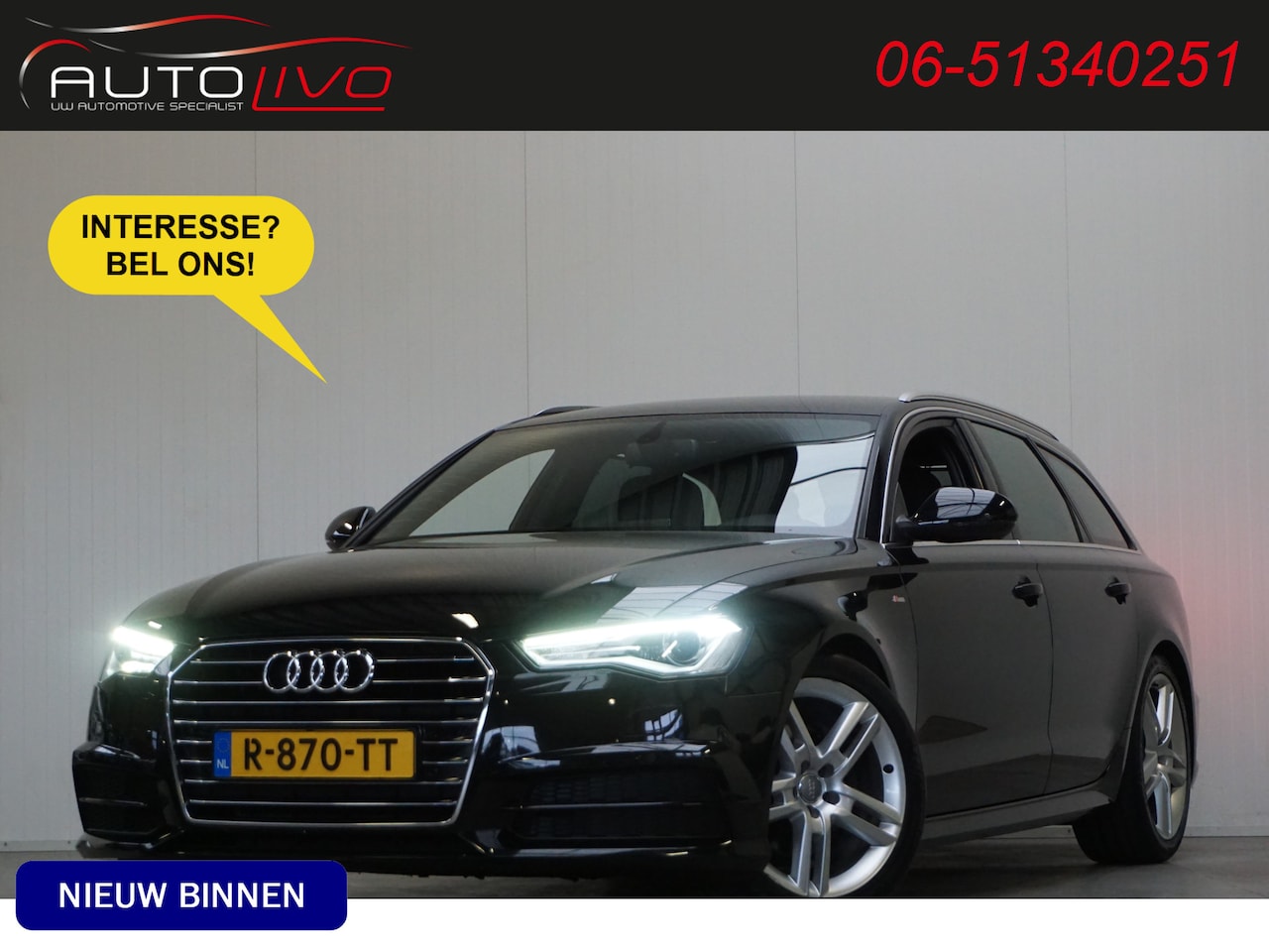 Audi A6 Avant - 1.8 TFSI ultra S line Edition 190 PK! LUXE! SUPER NETJES! - AutoWereld.nl