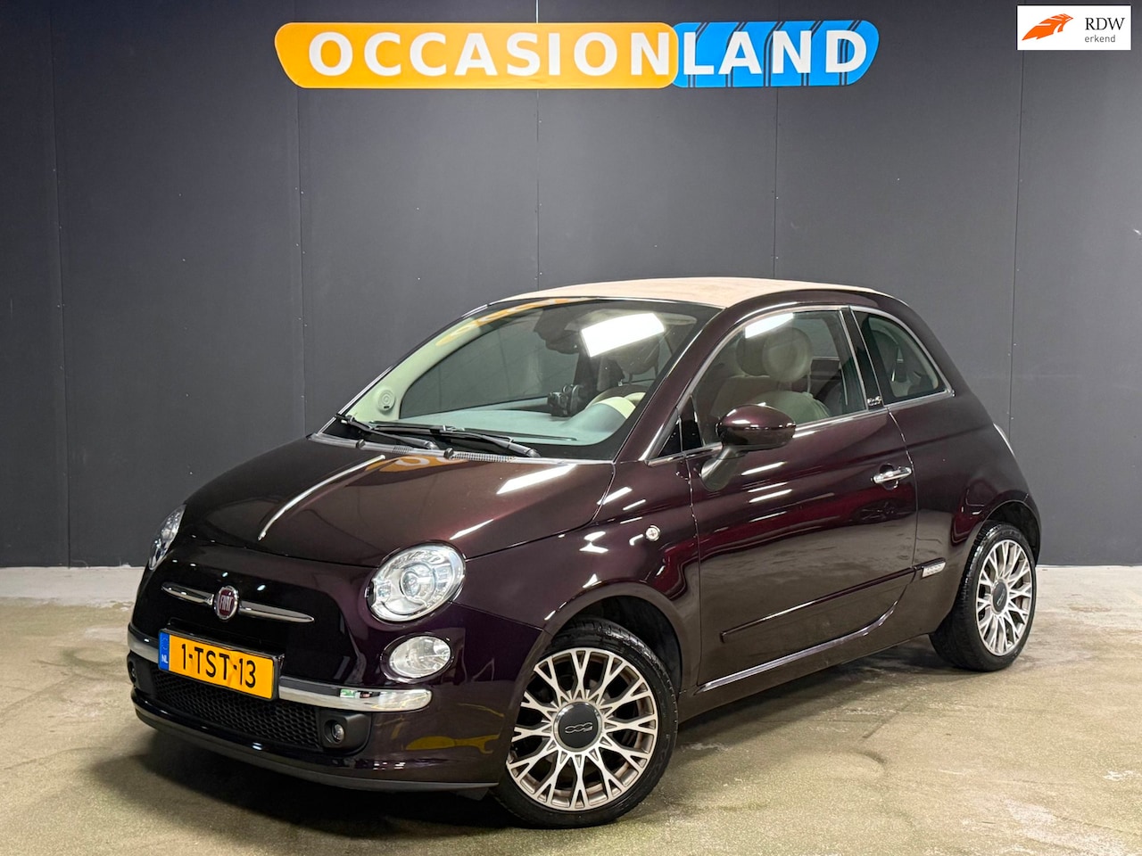 Fiat 500 C - 0.9 TwinAir Lounge|CABRIO|LEDER|NAP|AIRCO|PDC| - AutoWereld.nl