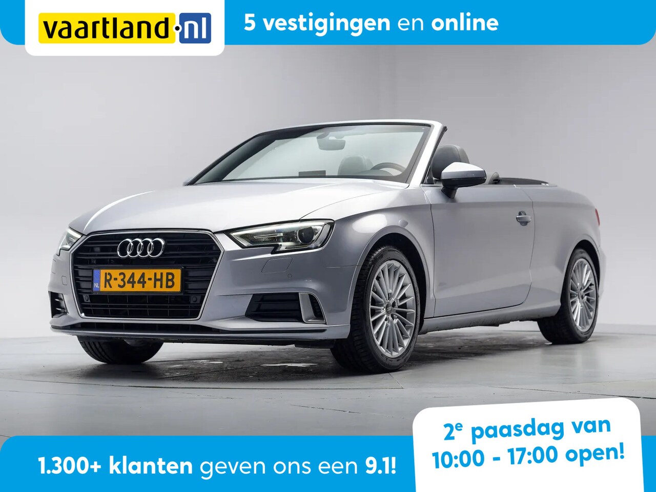Audi A3 Cabriolet - 1.4 TFSI 150pk Sport S-Line [ Xenon Navi Leder/Alcantara Stoelverwarming ] - AutoWereld.nl