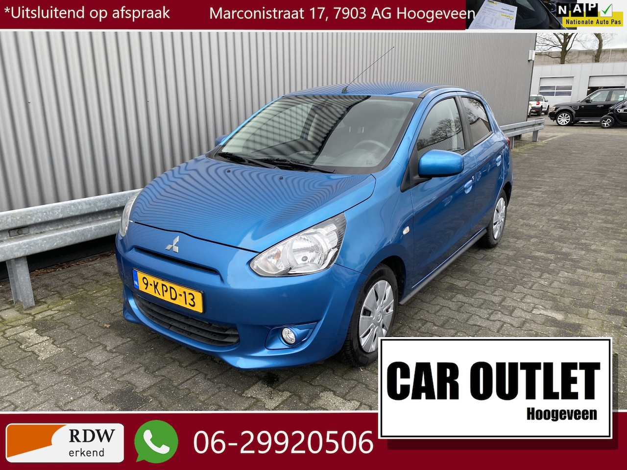 Mitsubishi Space Star - 1.2 Invite AUTOMAAT, 5Drs, Airco, nw. APK – Inruil Mogelijk – - AutoWereld.nl
