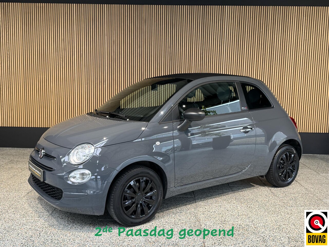 Fiat 500 - 1.0 Hybrid Launch Edition Cabrio dak | Cruise controle - AutoWereld.nl