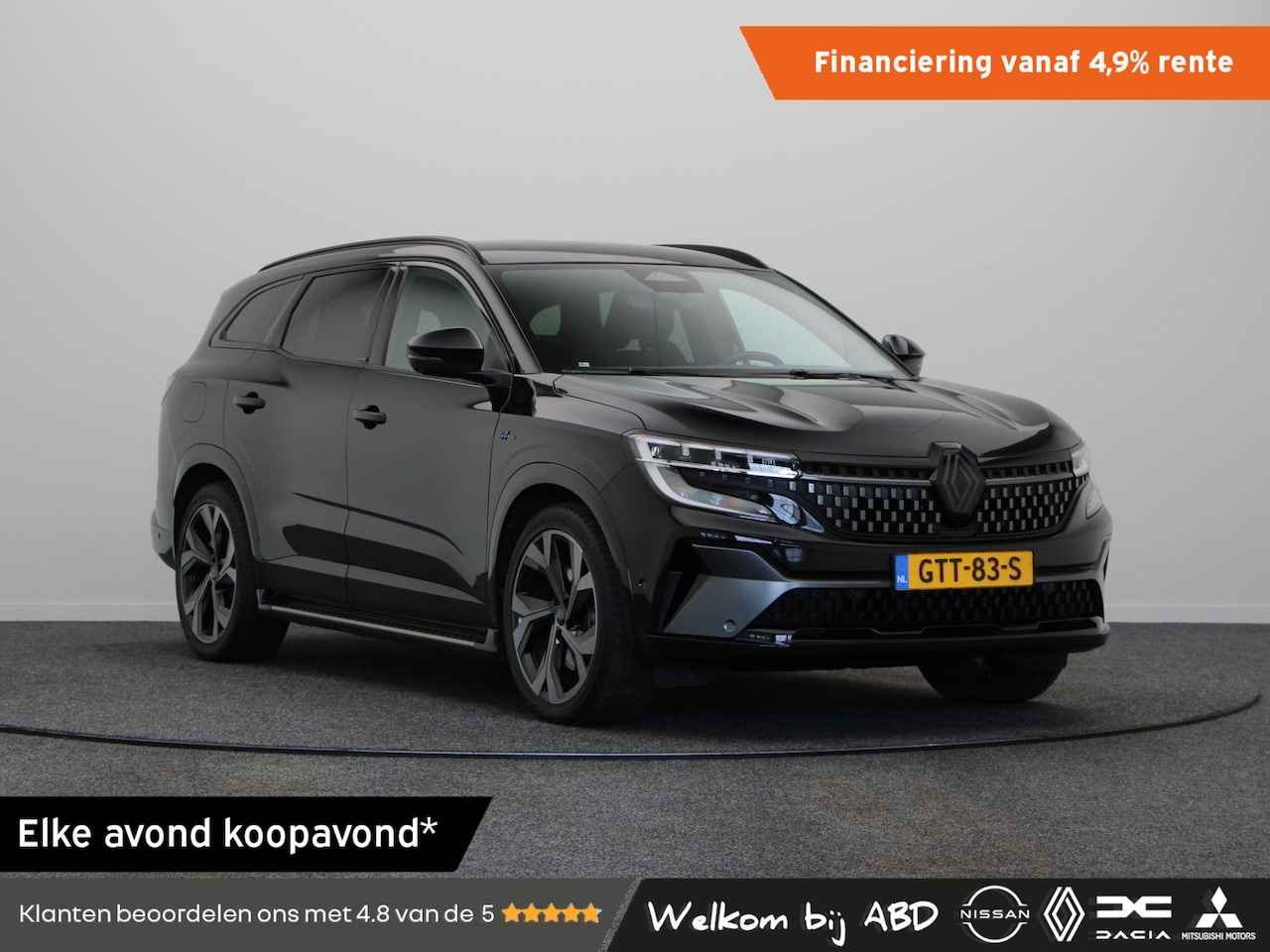 Renault Espace - E-Tech full hybrid 200 esprit Alpine 7p. | Head Up | Panoramadak | Harman Kardon | Stoel, - AutoWereld.nl
