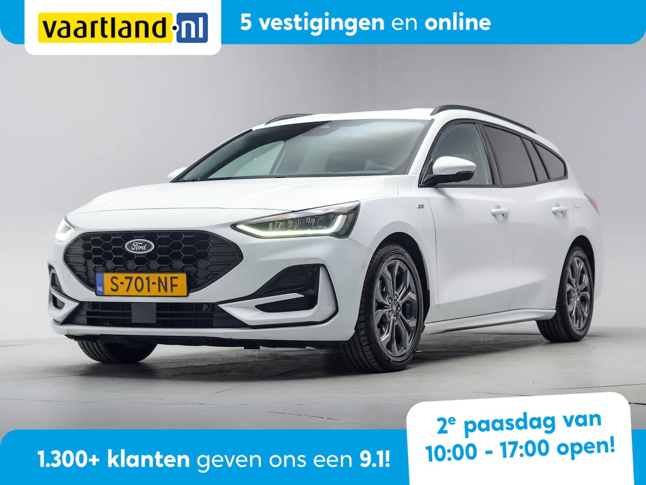Ford Focus Wagon - 1.0 EcoBoost 125pk ST-Line Style [ LED Navi Climate Stoelverwarming Apple Carplay / Androi - AutoWereld.nl