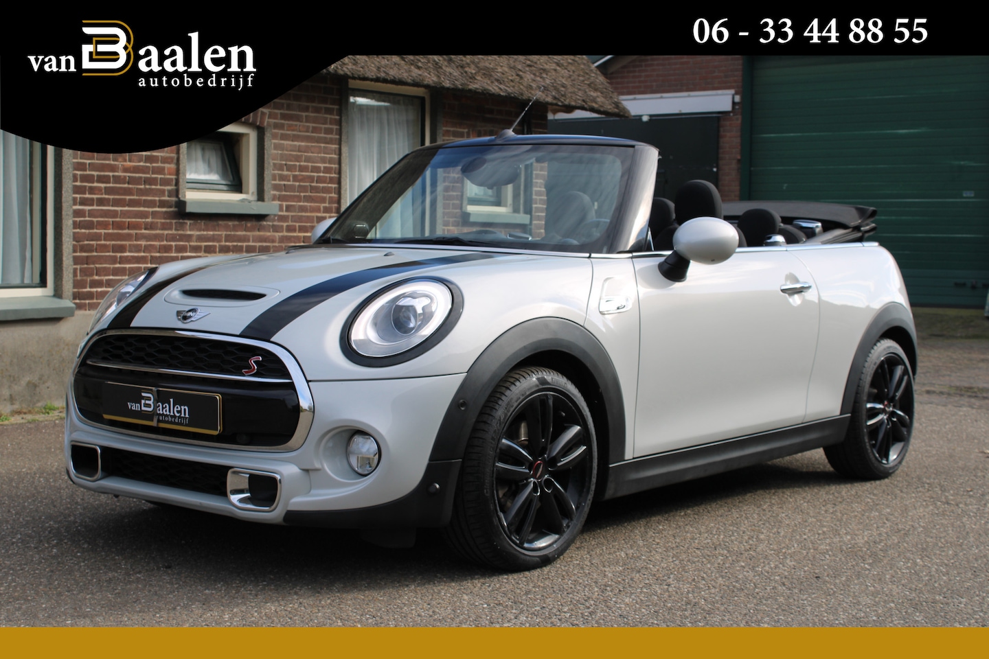 MINI Cabrio - Mini 2.0 Cooper S 192Pk JCW AUTOMAAT XENON UNION JACK NAVI ECC 96000KM!!! - AutoWereld.nl
