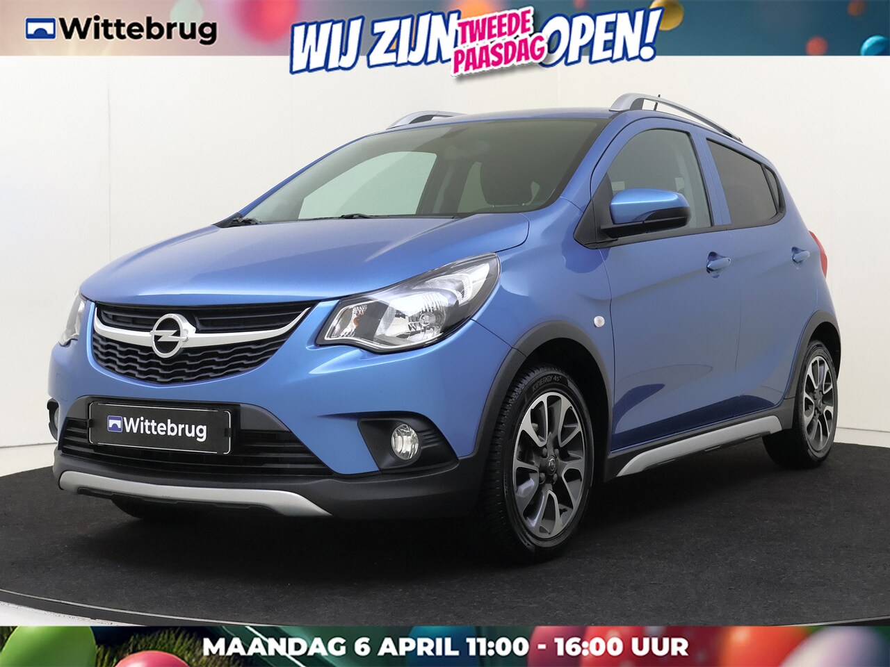 Opel Karl - 1.0 Rocks Online Edition Airco | Elektrische ramen | Licht metalen velgen | - AutoWereld.nl