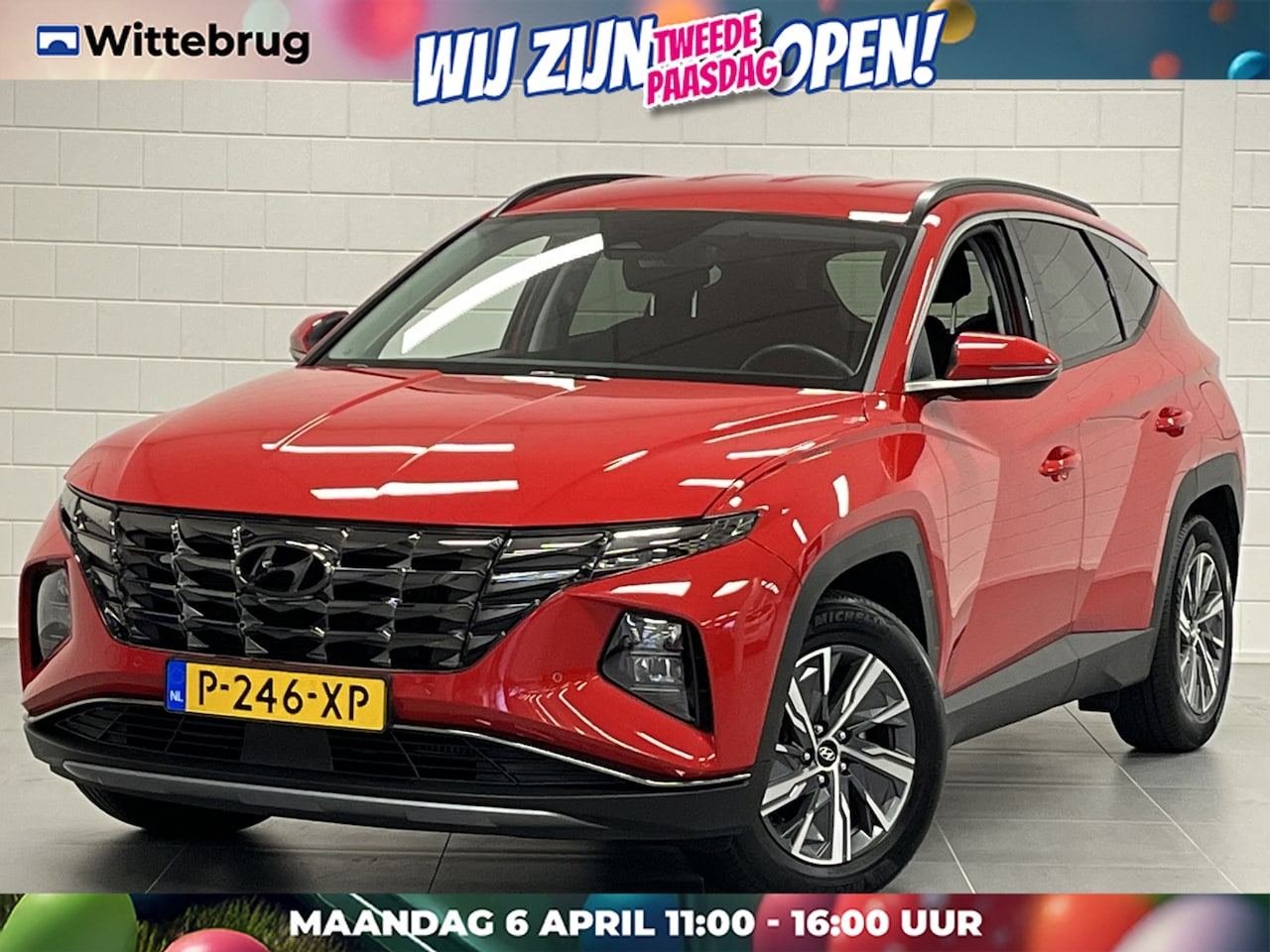 Hyundai Tucson - 1.6 T-GDI HEV Comfort Smart TREKHAAK | AUTOMATISCHE ACHTERKLEP | NAVIGATIE | KEURIGE AUTO! - AutoWereld.nl