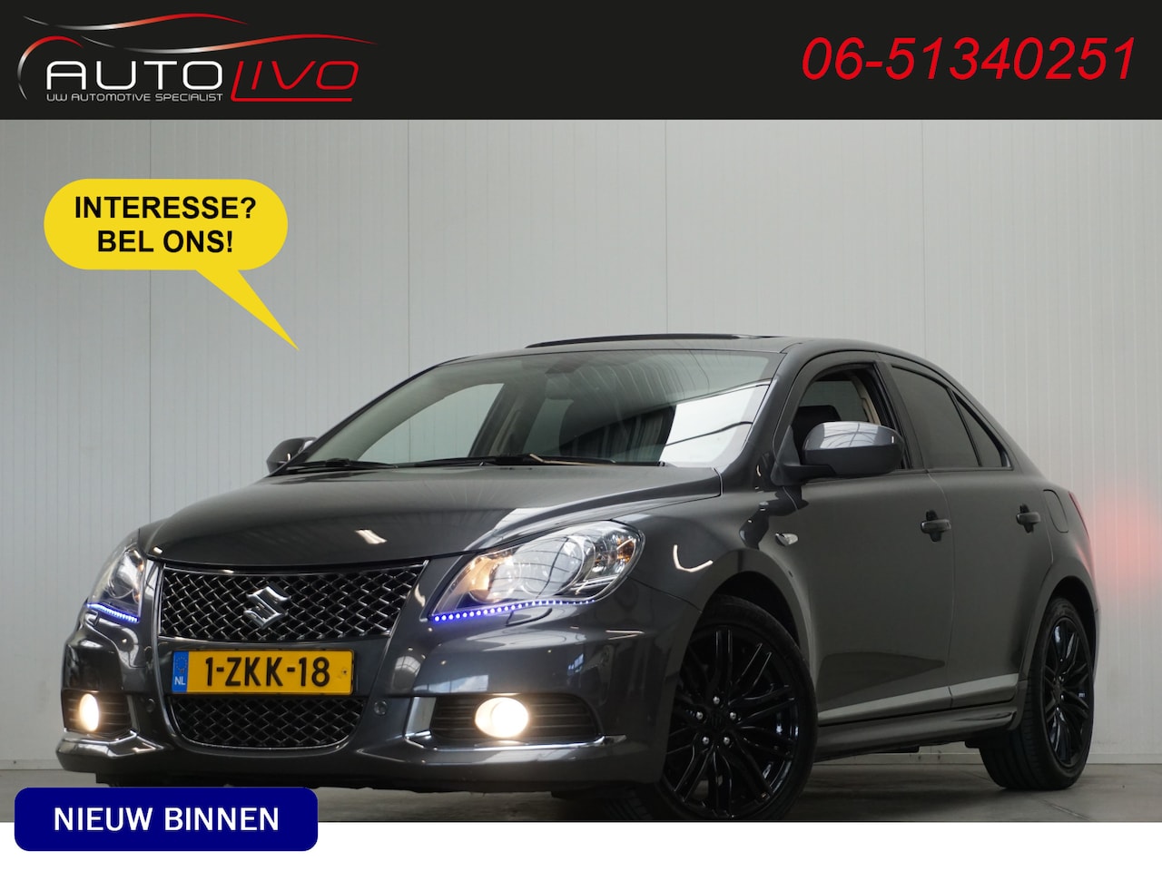 Suzuki Kizashi - 2.4 Sport NL AUTO! 180 PK! LEER DAK NAV CLIMA XENON etc. - AutoWereld.nl
