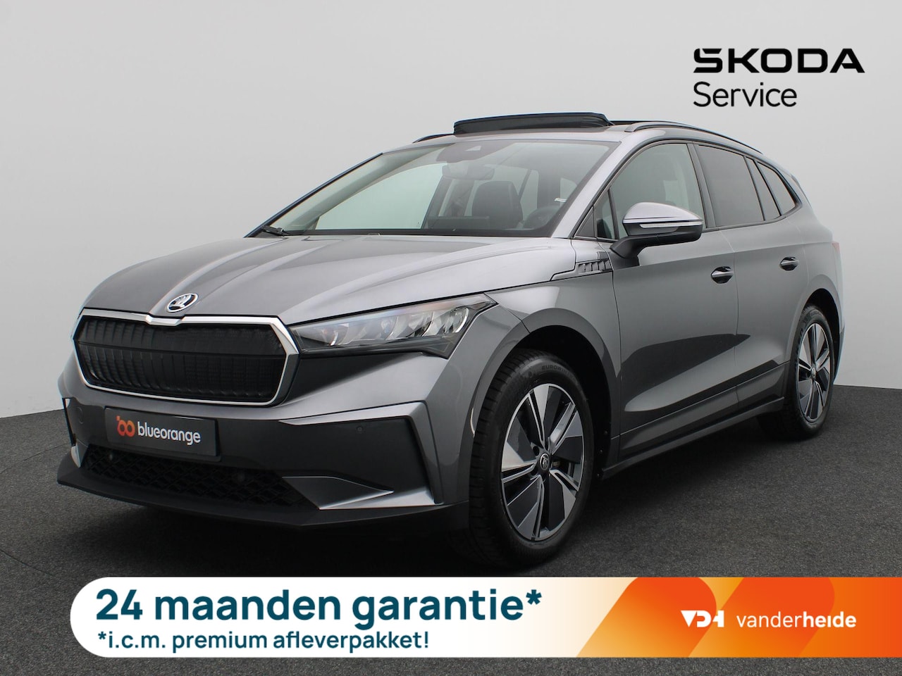 Skoda Enyaq iV - 60 Business Edition 170PK Aut. SOH 93%, Pano-Schuifdak, Trekhaak, Warmtepomp, Alarm, Stoel - AutoWereld.nl